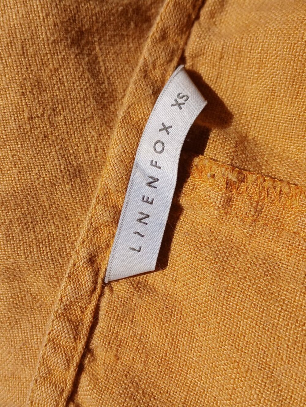 LINENFOX - Aurora Dress (XS - Camel) - Picture 3 of 6